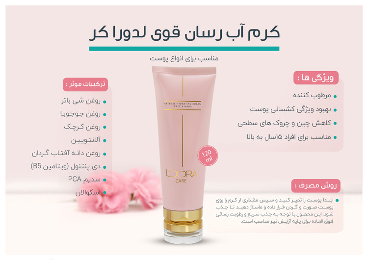 ترکیبات موثر: روغن شیباتر، روغن جوجوبا، روغن کرچک، آلانتوئین، روغن دانه آفتابگردان، دی پنتنول (ویتامین B5)، سدیم PCA، اسکوالان